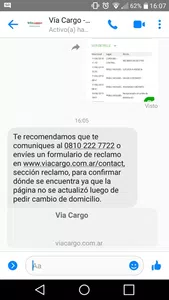No llega la encomienda