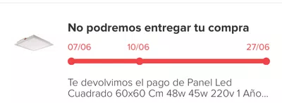 Mercado Libre No me devolvieron el dinero por una compra que nunca llego