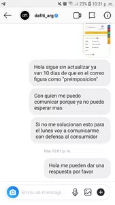 Dafiti me estafo