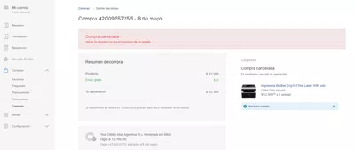 Mercado libre no me devuelve mi dinero