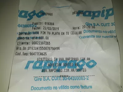 No puedo retirar el dinero de la billetera