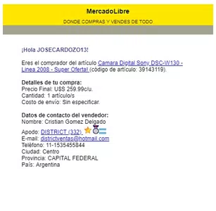 Mercado libre hace fraude a través de sus vendedores
