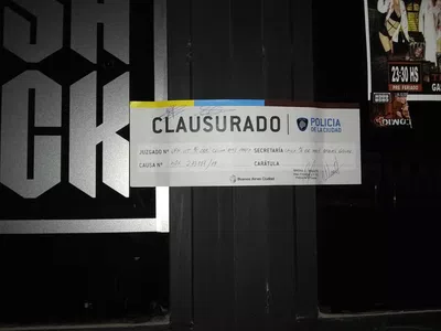 Lugar del evento clausurado