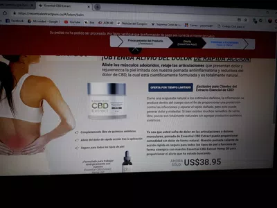 Compre en internet pomadas de essencial cbd ext no las he recibido