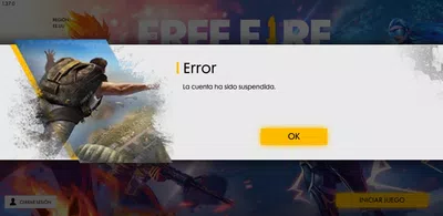Me suspendieron  la cuenta