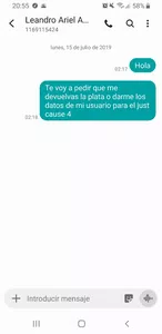 No puedo recibir mi dinero y no funciona el juego