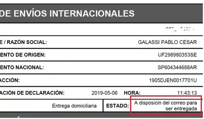 Estafa - correo argentino sp604344688ar