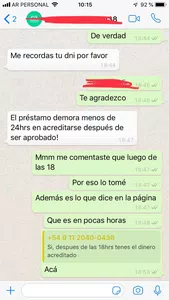 Dijeron que luego de las 18 tendría el préstamo y ahora me dicen que en 24 h