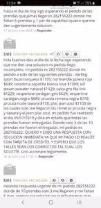Me faltan mas de la mitad del pedido. necesito respuestas