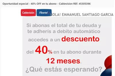 Estafa de promociones