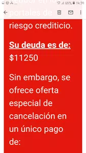 Reclamo de deuda.... pagada a lider