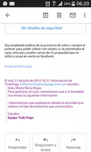 Bloqueo de cuenta todo pago