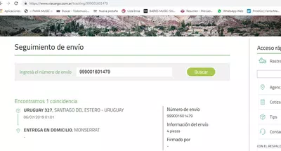 Envio no llega casi se cumple 1 mes