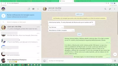 Estafa con tv