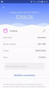 Reintegro de dinero