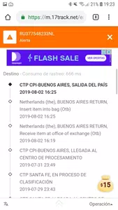 Enviaron de regreso un paquete sin notificarme (otra vez )