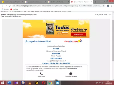 Sobrecosto en la compra de pasajes