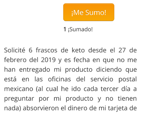 Nunca me entregaron el producto
