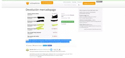Mercadolibre no devuelve la plata de las compras hechas con tarjeta canceladas