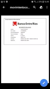 Sustracción de dinero de mi cuenta