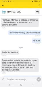Me cancelo la compra cuando ya la habia confirmado