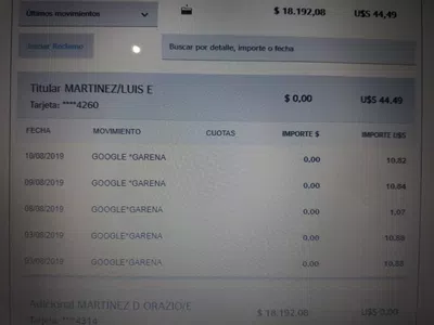 Desconozco compra
