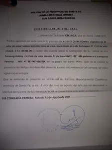 Denunciar x robo