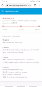 ¡no me devolvieron mi dinero!