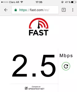 Brinden servicio de internet contratado