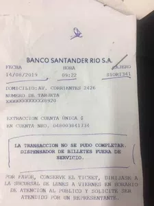 Mi dinero no me lo entrego el cajero y me aparece descontado , x error