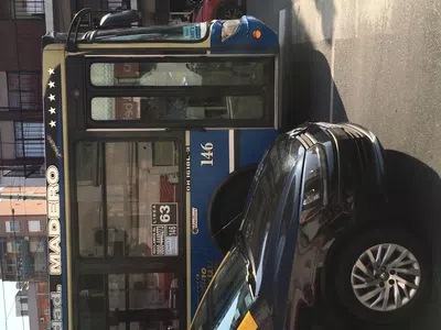 Chofer no me permitió subir