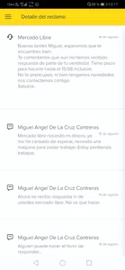 No tengo respuesta de mi reclamo