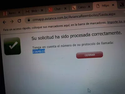 Reembolso pasajes