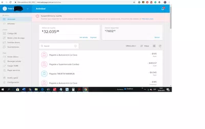 Me retienen $32000 en mercadopago!