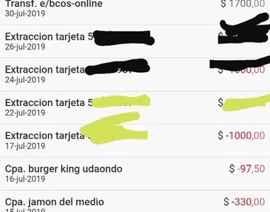 Robo de mercadolibre a sus usuarios