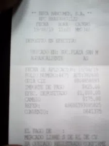 No se ha acreditado mi pago que hice en el banco