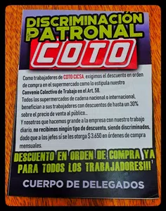 No poseemos descuentos en ordenes de compra p/ empleados