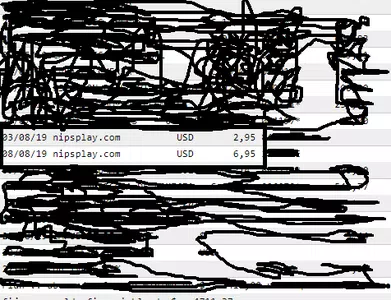 Nisplay me roba 9,9 dólares de mi tarjeta de crédito