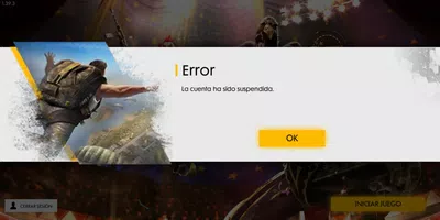 Suspensión de cuenta
