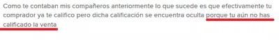 Ocultan calificaciones positivas