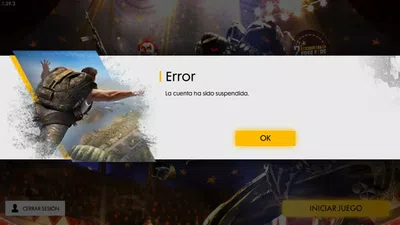 Cuenta suspendida