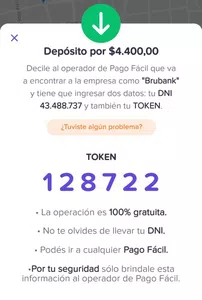 Estafa venta y pago por brubank