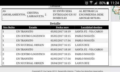 Me entreguen mi compra