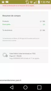 No me devuelven el dinero de una compra cancelada