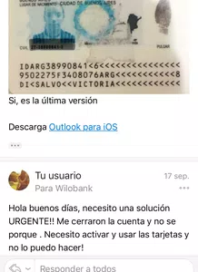 Cancelaron mi usuario