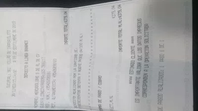 Pago no acreditado