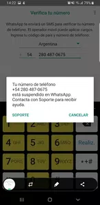 Me suspendieron mi cuenta por error