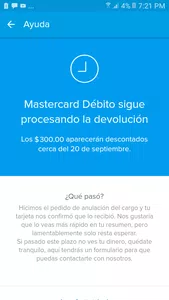 Devolución de pago