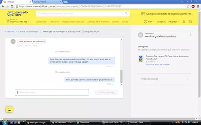 Estafa de un vendedor llamado romina  gabriela sanchez