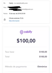Cabify cobra cancelación pero no tiene auto